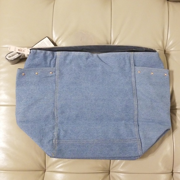Victoria's Secret Denim Shoulder Bag Tote NWT - Picture 2 of 4